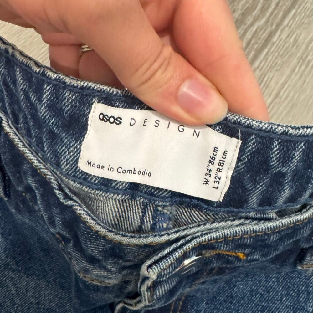 ASOS straight leg jeans size 34 - Picture 5 of 8